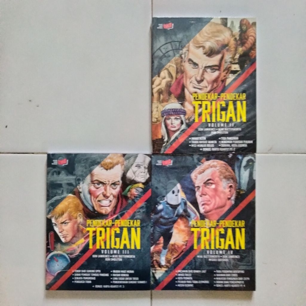 Komik Nostalgia - Pendekar-Pendekar Trigan  - Volume 2 3 4 - Penerbit Hai