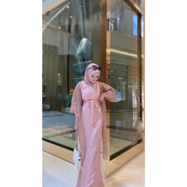 Dress set inner outer | dress set inner outer kondangan | dress set inner outer brokat | dress set i