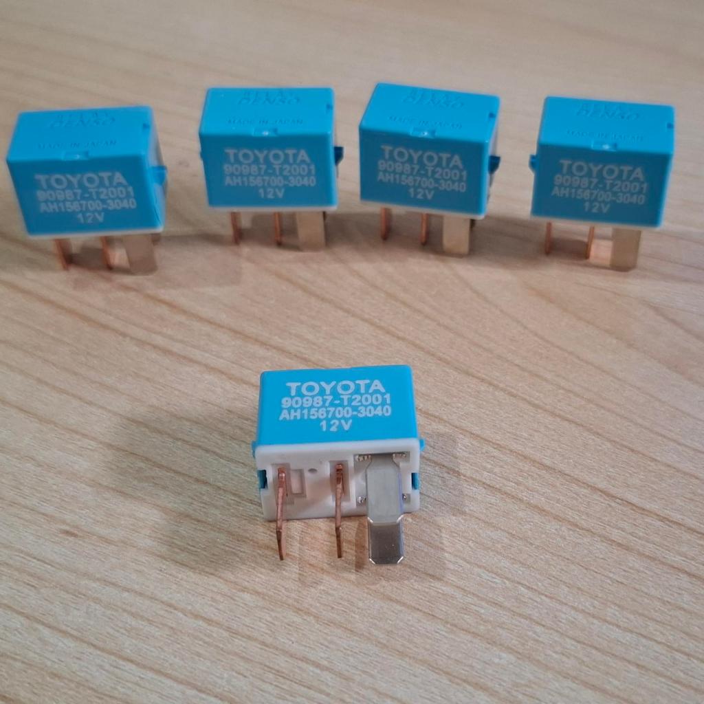 RELAY AC AVANZA/UNIVERSAL 12V KAKI 4 DENSO BIRU