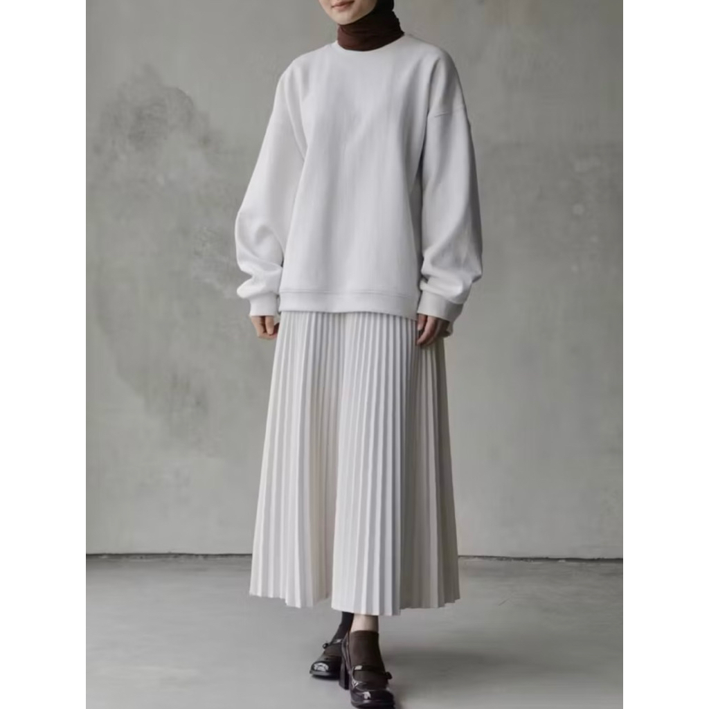 SABA sunray skirt GREY