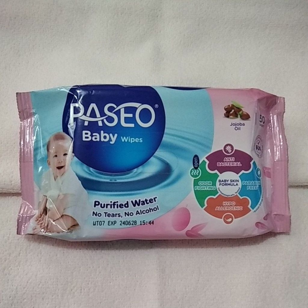 Paseo Baby Wipes 50 sheets