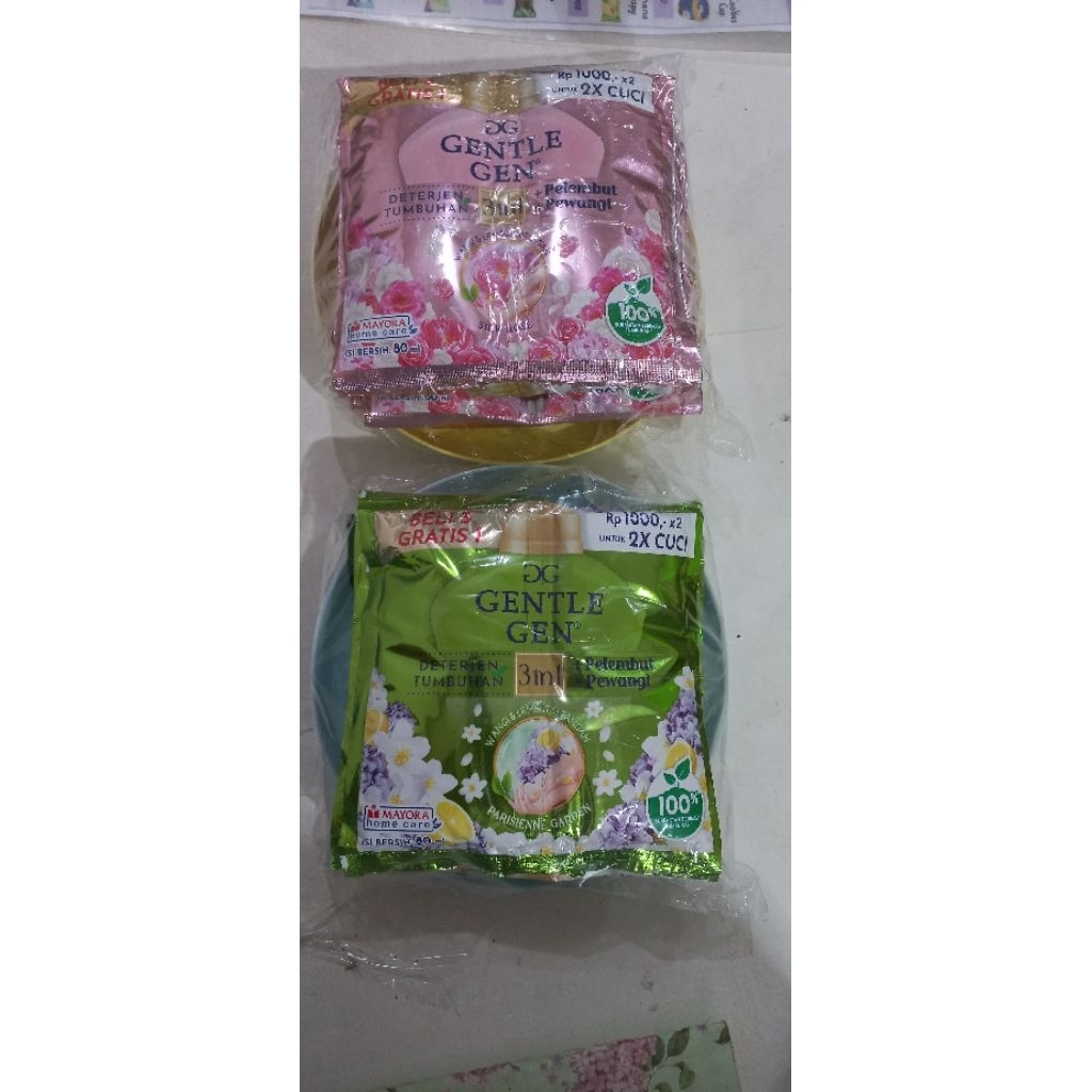 [16 sachet] Gentle Gen Sachet 80ml | Detergen cair Gentle gen