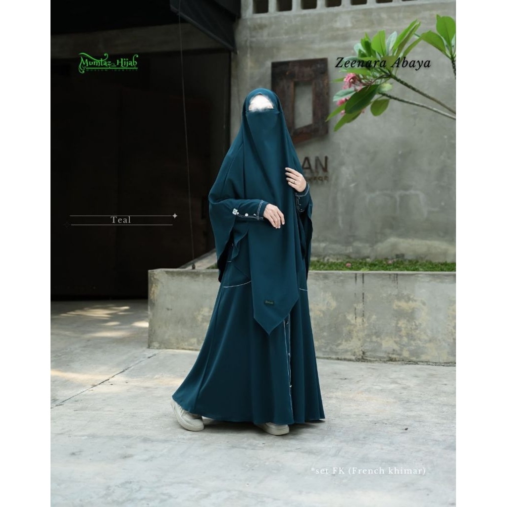 Zeenara set khiban by Mumtaz hijab | gamis set syar'i| gamis casual trendy