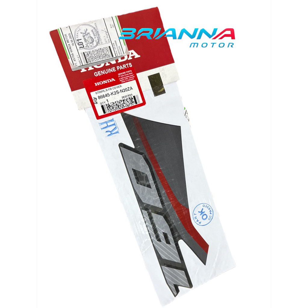 STRIPING DEPAN KANAN VARIO 160 86645 K2S N20ZA