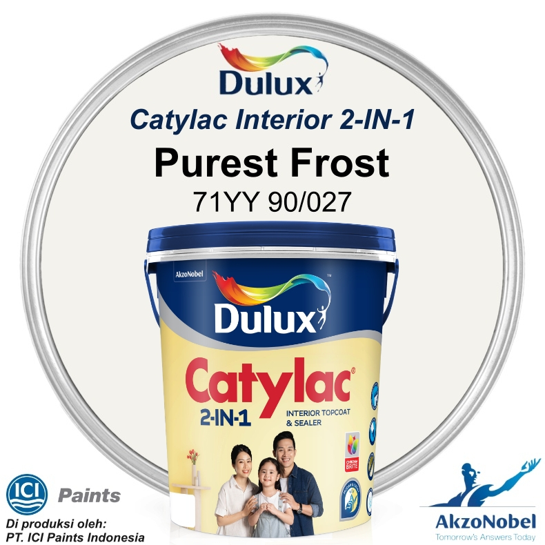 CAT DULUX CATYLAC 2in1 5 KG - PUREST FROST 71YY 90/027