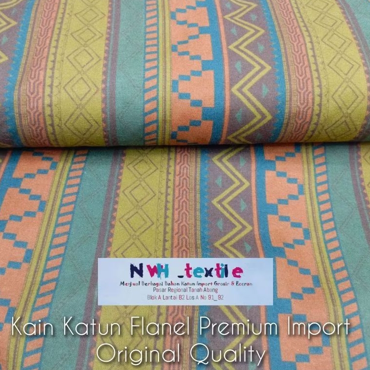 KAIN KATUN  FLANEL PREMIUM IMPORT ORIGINAL