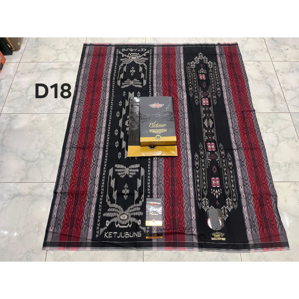 Sarung Ketjubung Platinum DIS Gold