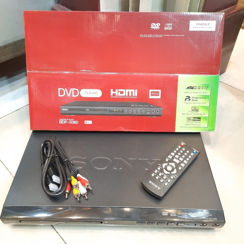 DVD PLAYER SONY BDP-S360 / PLAYER DVD, VCD, CD, USB MP3,MP4