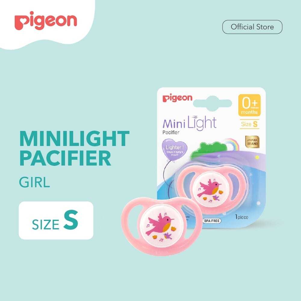Pigeon Baby Mini Light Pacifier / Empeng Bayi Usia 0+ - 6+ Bulan