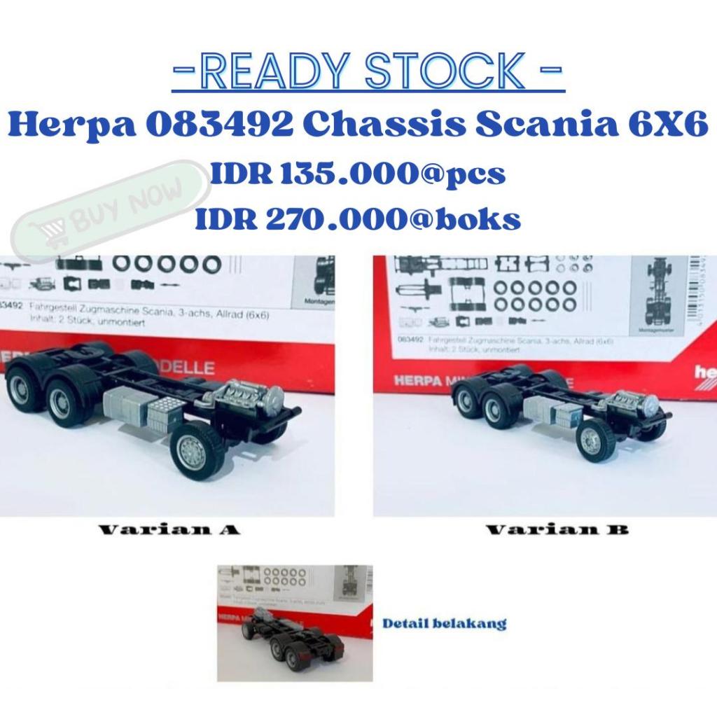 Herpa 083492 Chassis Scania 6x6 1/87 HO