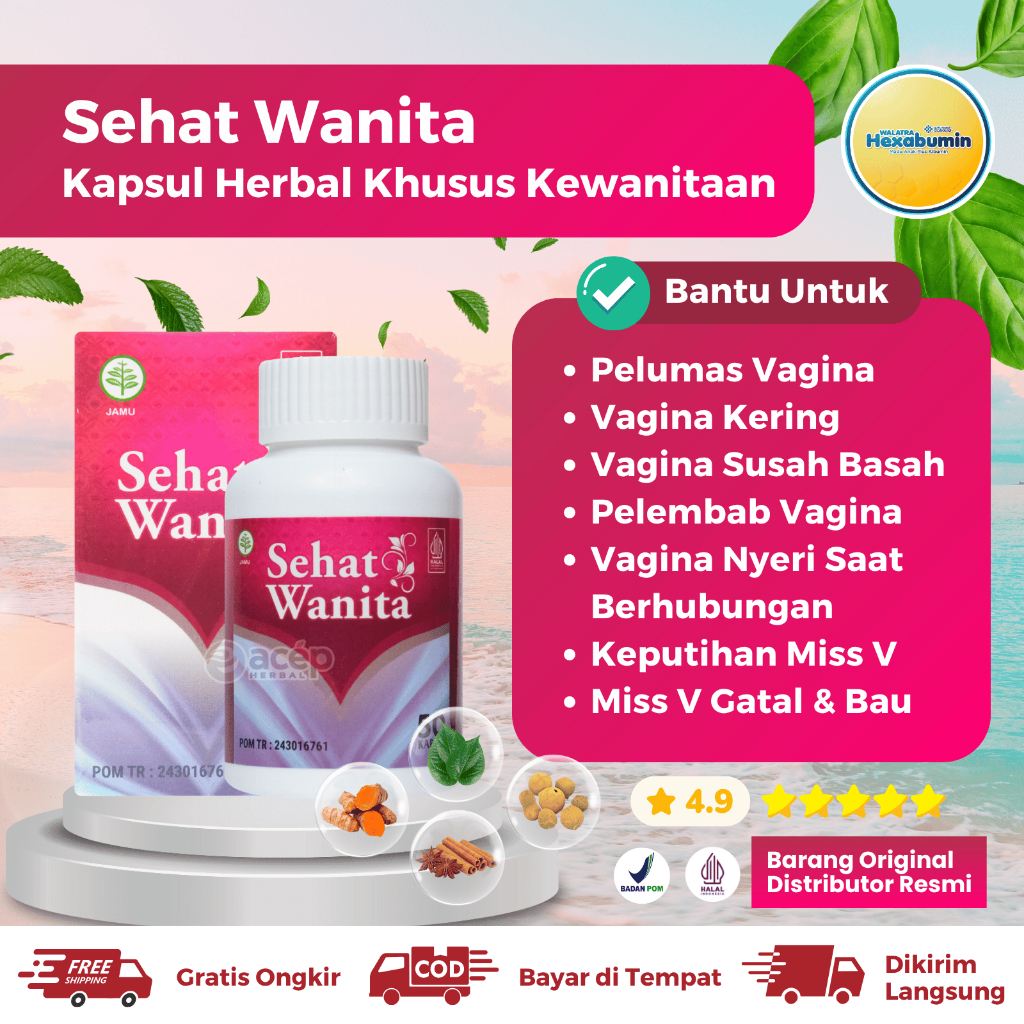 Obat Pelumas Vagina - Miss V Kering - Obat Agar Vagina Basah - Miss V Susah Basah - Vagina Kering Sa