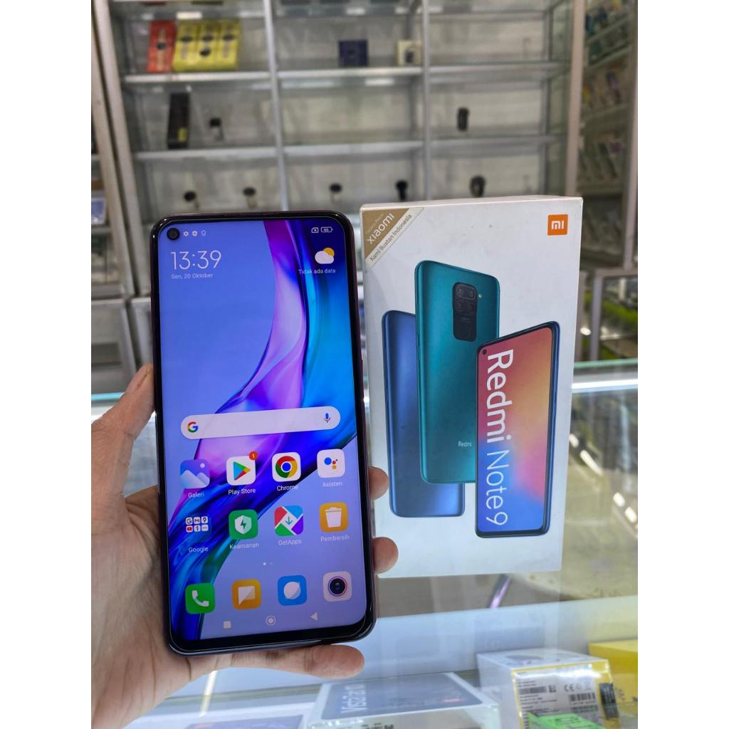 XIAOMI REDMI NOTE 9 6/128 6 128 SECOND SEKEN BEKAS RAM 6GB INTERNAL 128GB