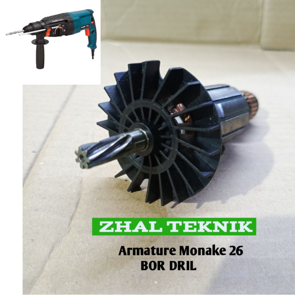 Armature Untuk Monake MK 26 D Mesin Bor Drill SDS 3 Fungsi