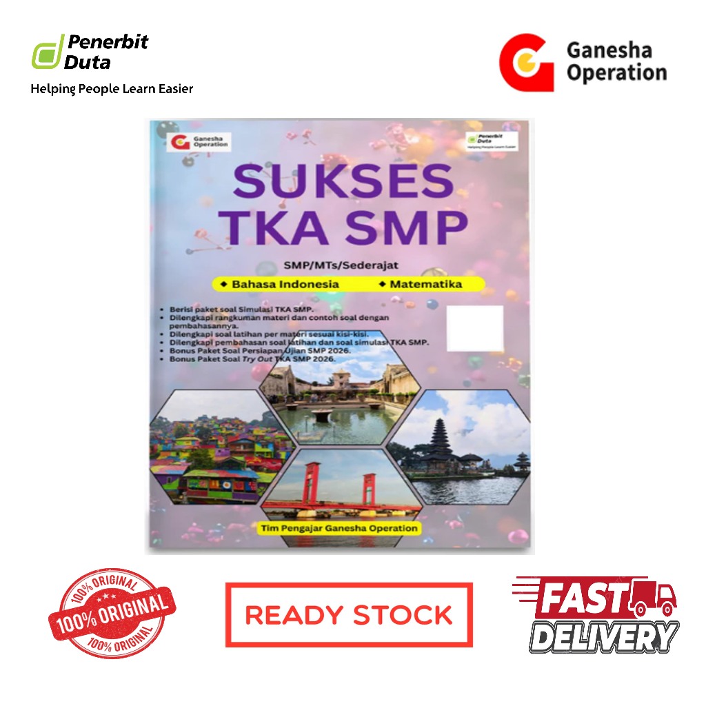 Buku Sukses TKA SMP Ganesha Operation ( Penerbit Duta )