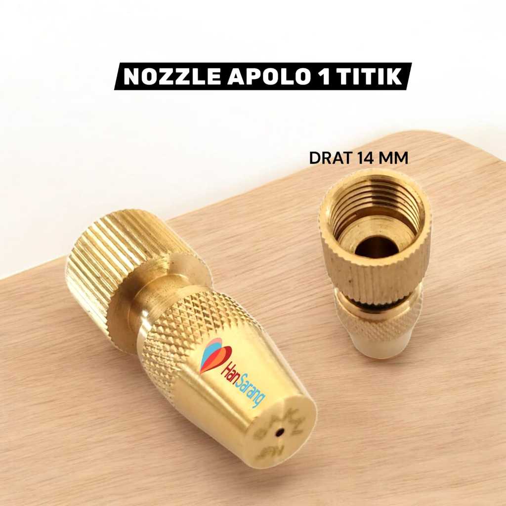 Spuyer Nosel Nozel Nozzle 1 Lubang Sprayer Elektrik Manual Lurus