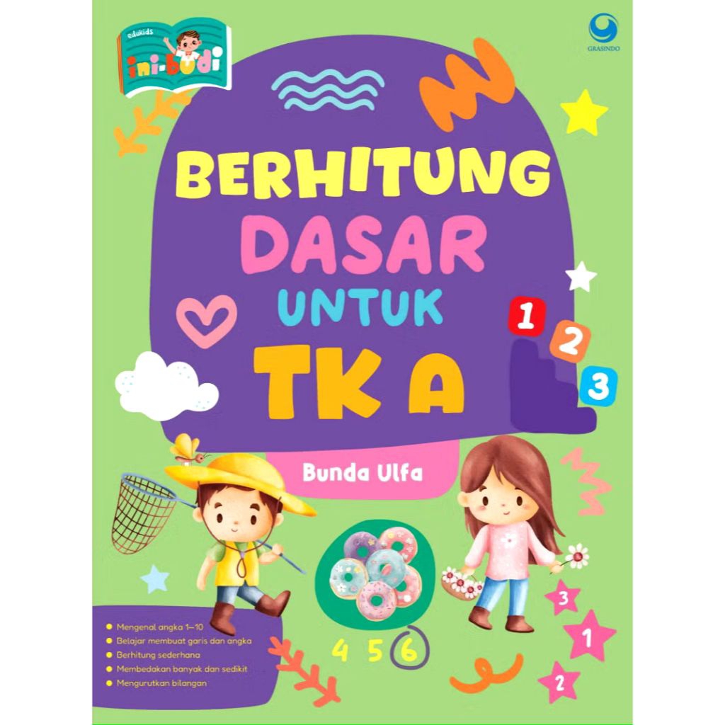 Buku Ini Budi - Happy Math Berhitung Dasar TK A - Dedi Gunarto