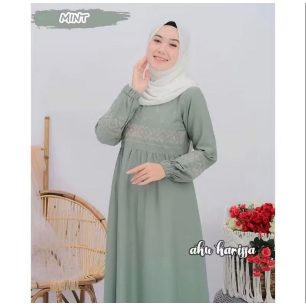 DZIFA DRESS BORDIR CRINGCEL PREMIUM LD 120