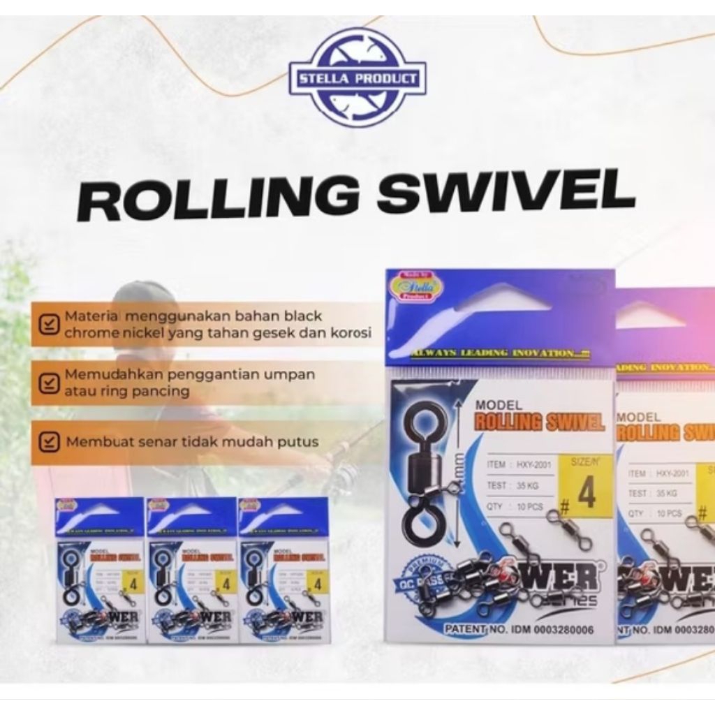 Kili2 - Rolling Swivel HXY-2001