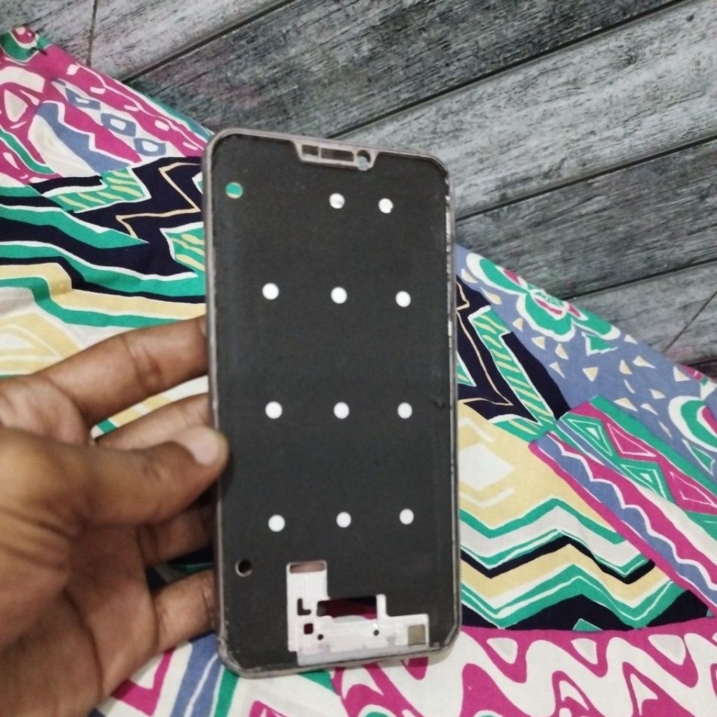 FRAME DUDUKAN TATAKAN LCD LAYAR ASUS ZENFONE 5 2018 MINUS SESUAI FOTO ORIGINAL COPOTAN