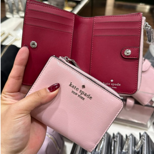 DOMPET KARTU CARD CASE UANG KS KN226 MADISON SMALL L-ZIP WALLET