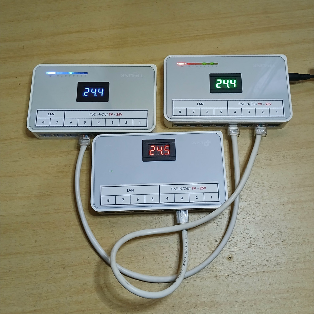 Switch PoE Modif TPLINK TLSF1008D Switch TP-LINK TL-SF1008D Modif PoE ( Baca DESKRIPSI )