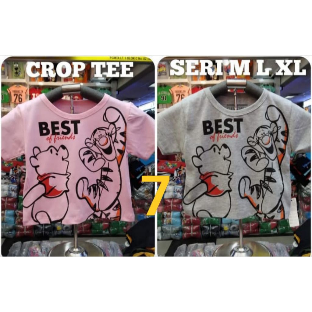 Crop top anak cewek Ginora