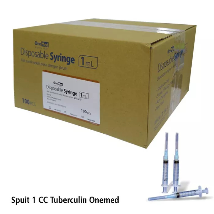 Onemed Spuit 1ml / 1cc Tuberculin Box Isi 100