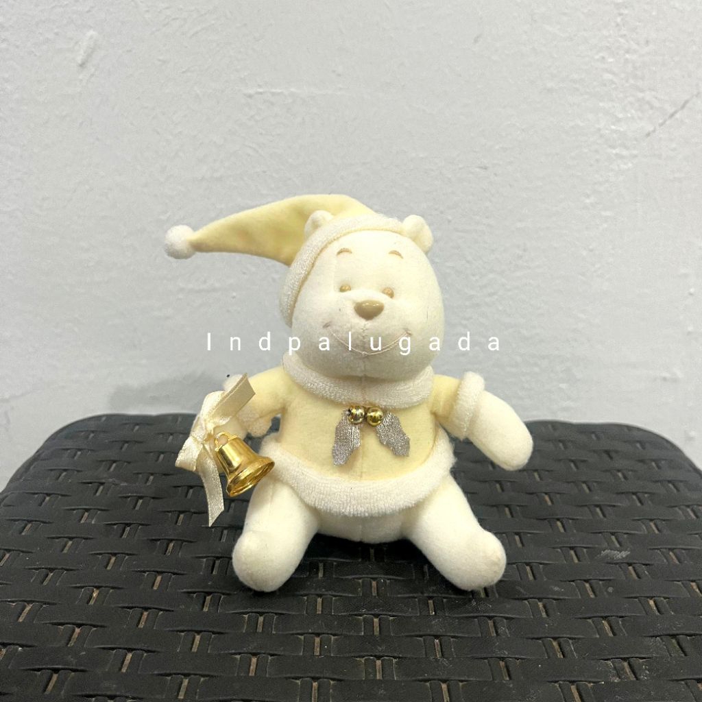 Ganci Pooh Albino Tokyo Disneyland/Ganci Pooh Christmas/Ganci Winnie the Pooh/Bagcharm Pooh/Keychain