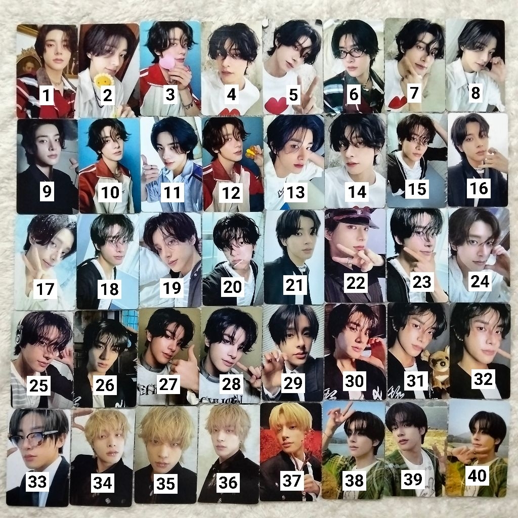 @applemids — Photocard Unofficial Replika Jake Sim Jaeyun Enhypen Romance Untold Daydream Romance Un