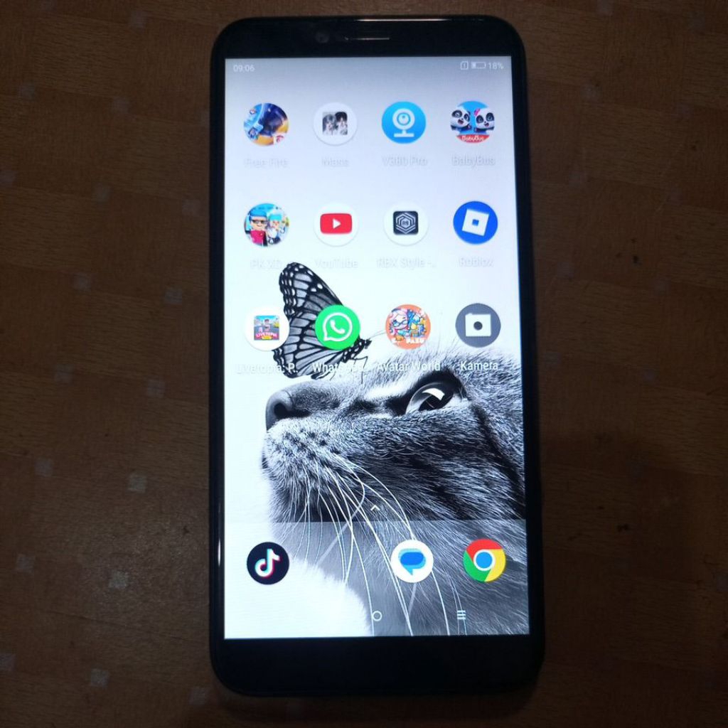 lcd+freme lenovo k5 play l38011 ori copotan