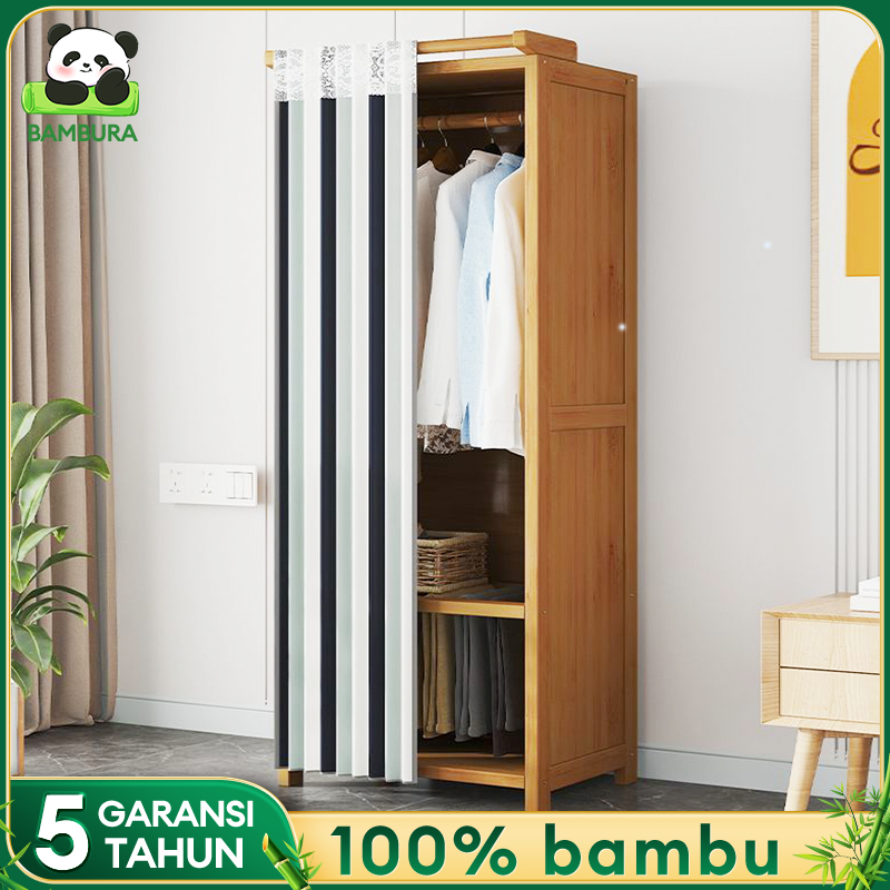 Lemari Pakaian/Lemari Tirai/Lemari Anti Debu/Lemari Pakaian Bertingkat/Tahan Lembab