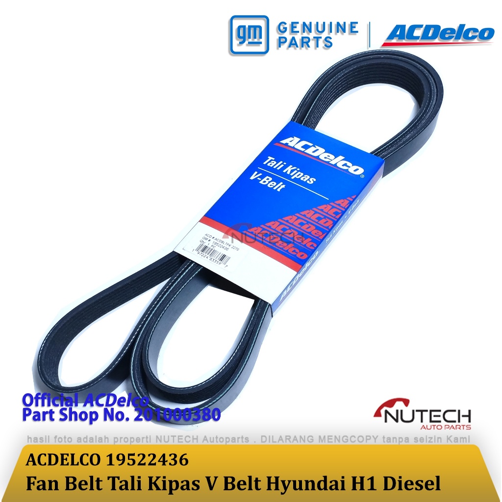 Fanbelt V Belt Fan Belt 7PK 2270 HYUNDAI H1 DIESEL Ac Delco