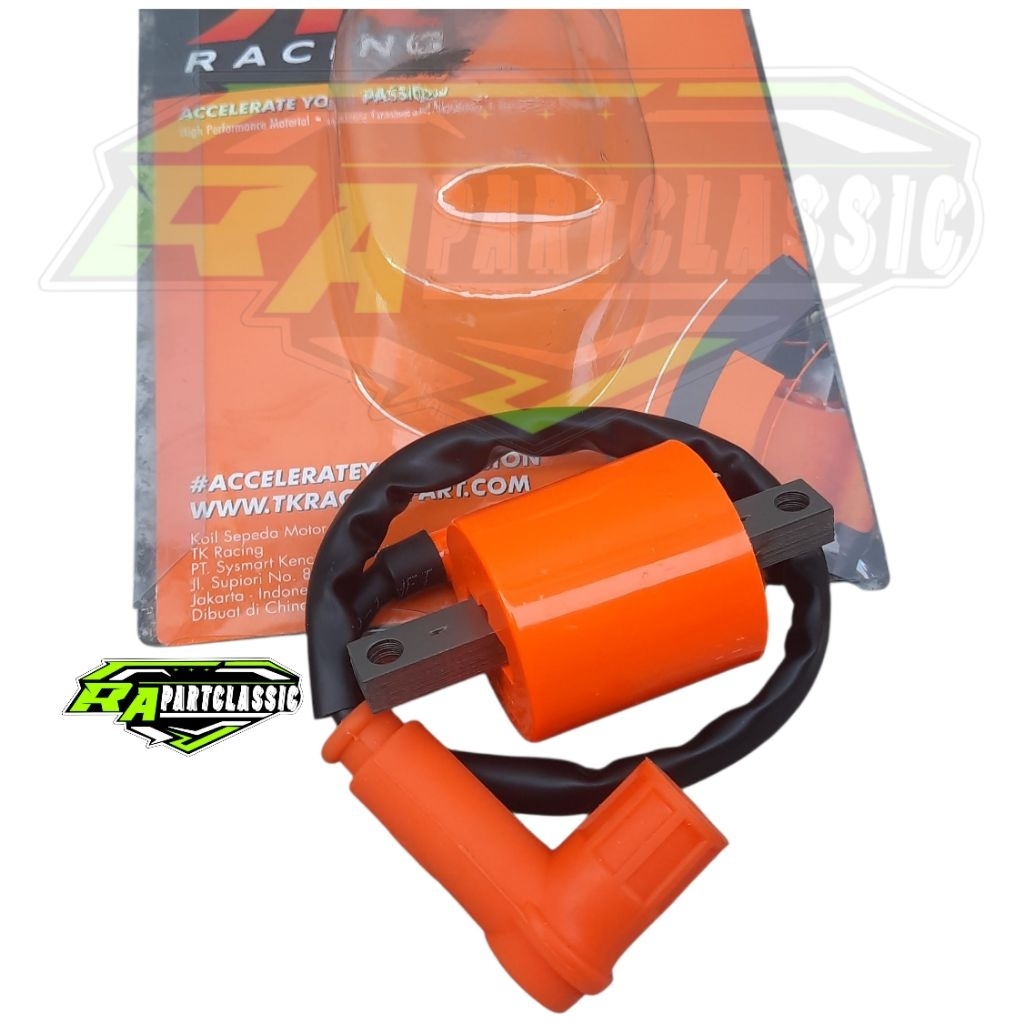 Coil Koil TK Racing Coil TK Orange Japan Karbu CB MP Tiger RX King Jupiter Z Fiz R Ninja Motorcycle