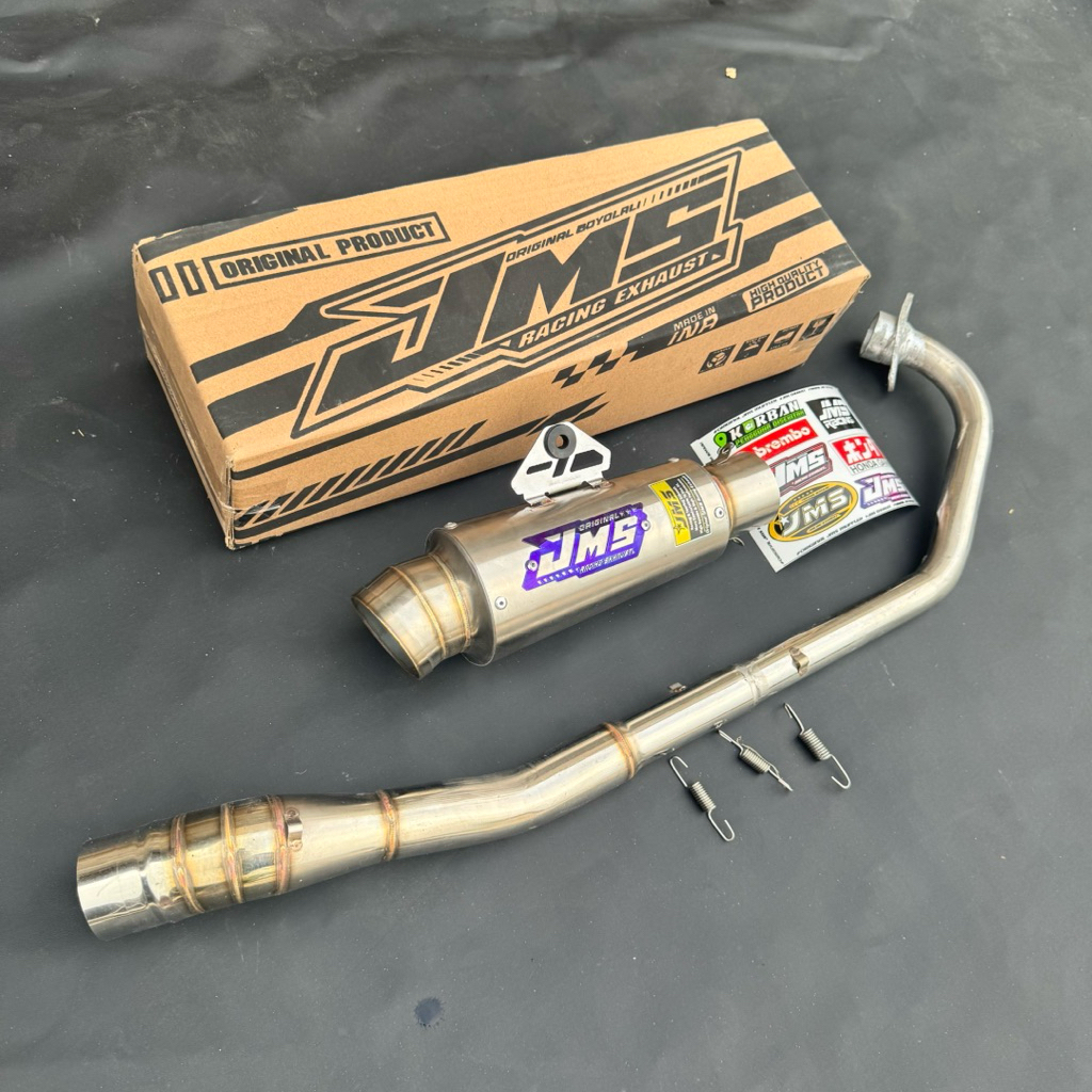 KNALPOT JMS TYPE TR1  MODEL DOS FOR JUPITER MX 135 NEW . MX OLD