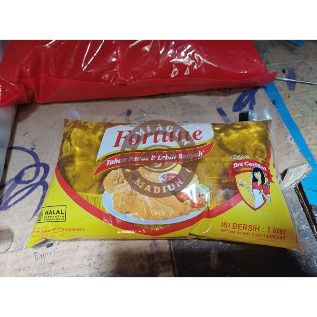 Minyak Goreng Fortune 1 liter bantal