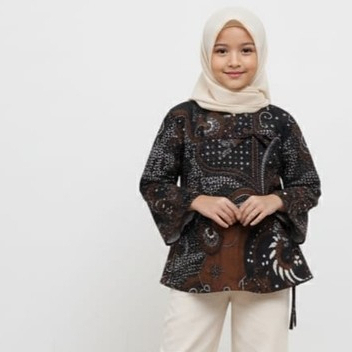 blouse batik anak perempuan, atasan batik anak perempuan
