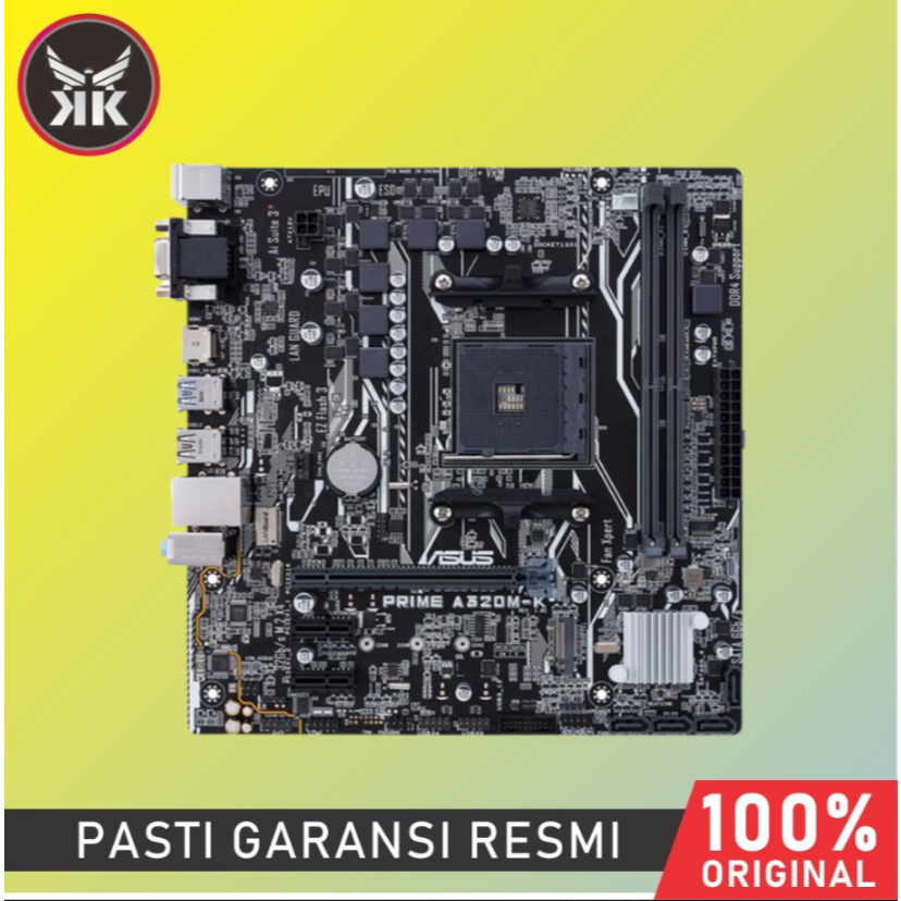 ASUS PRIME A320M-K DDR4 SOCKET AM4 MOTHERBOARD AMD