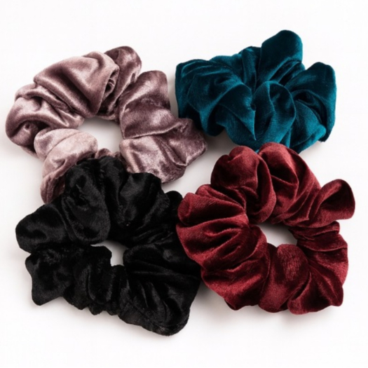 Ikat Rambut Bludru Scrunchie Bludru Jumbo Premium Kunciran Cepol Hijab Bludru Ikat Rambut Wanita Fem