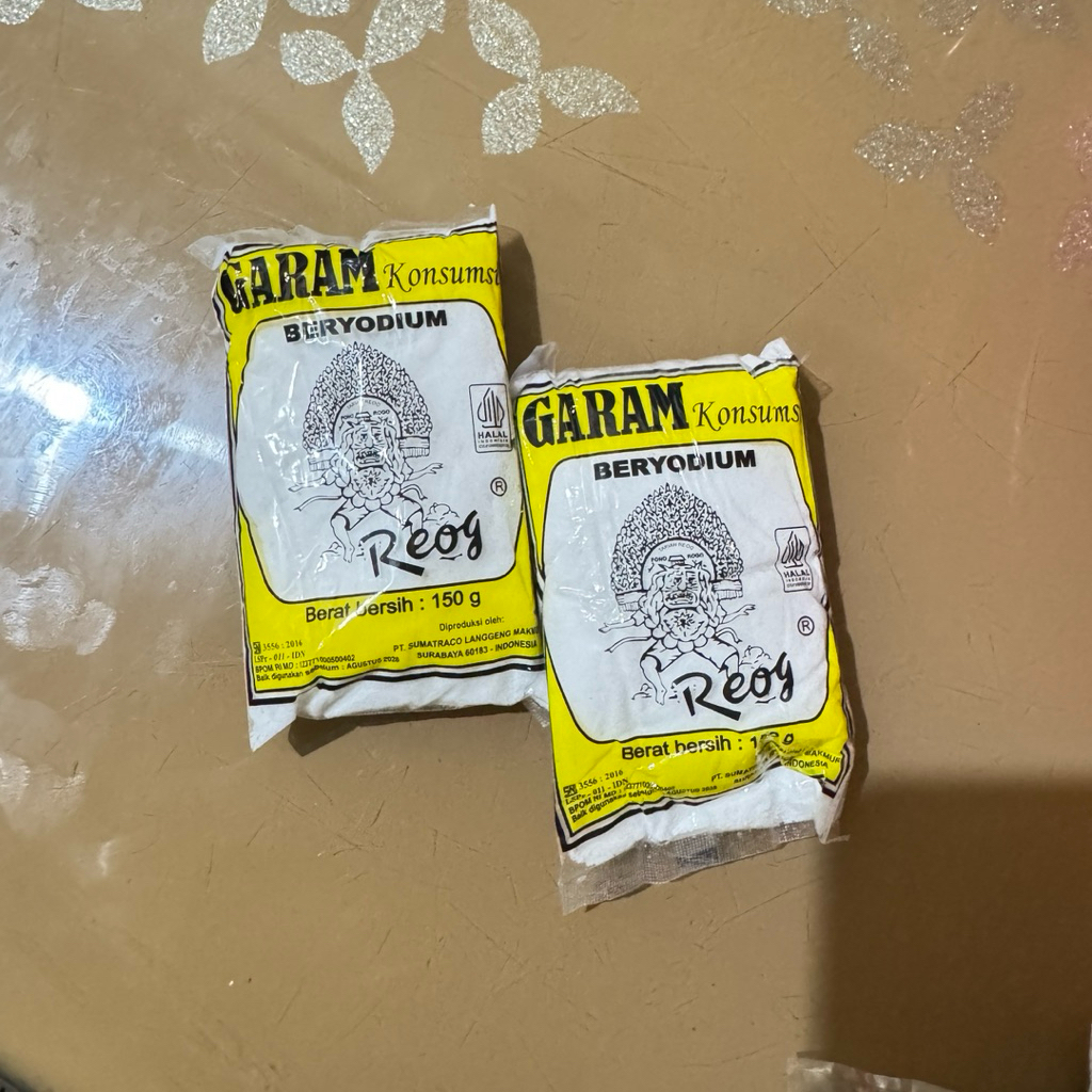GARAM MASAK REOG GARAM MASAKAN SERBAGUNA KEMASAN 150gr GARAM BERYODIUM