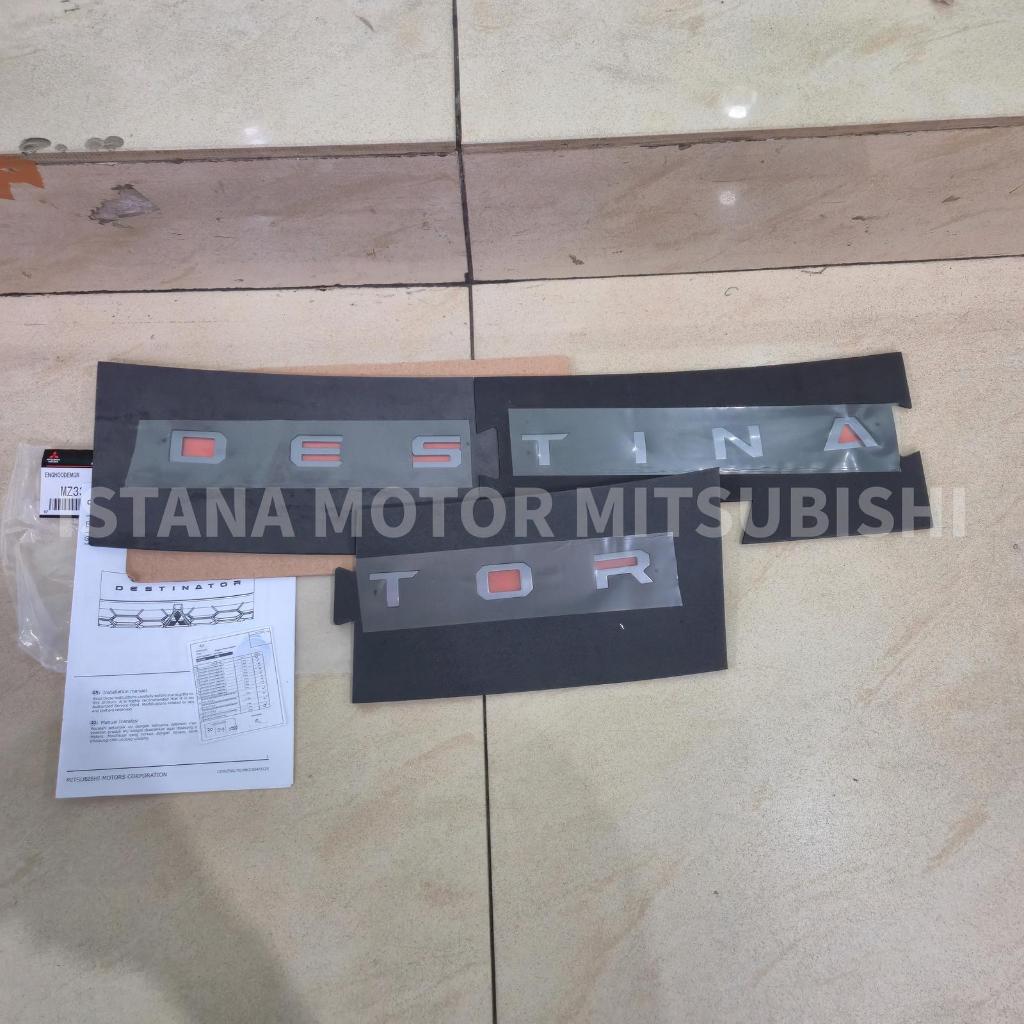 Emblem Hood Kap Mesin Depan Original Asli Mitsubishi Destinator 2025