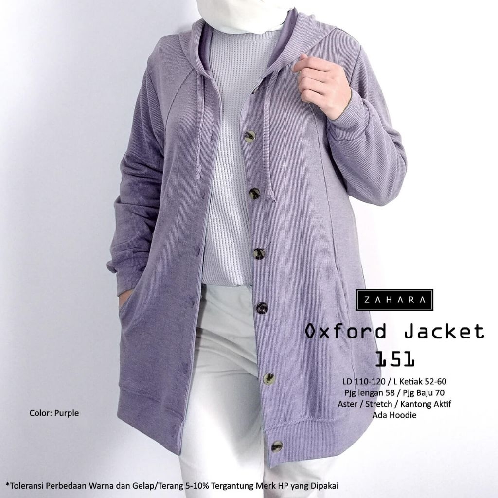 JAKET WANITA OXFORD JACKET BY ZAHARA