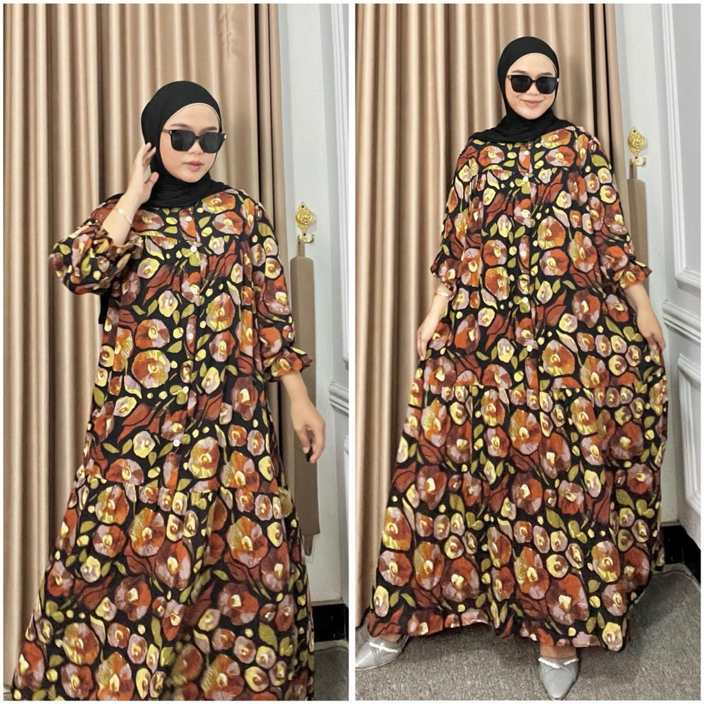 Gamis rayon viral