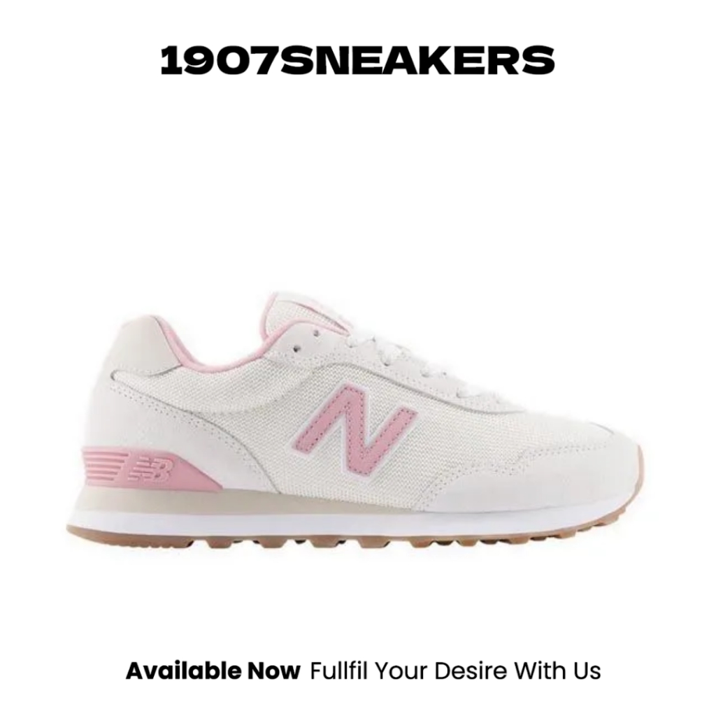Sepatu Sneakers Wanita New Balance 515 - Ivory/Pink NEWWL515SPK