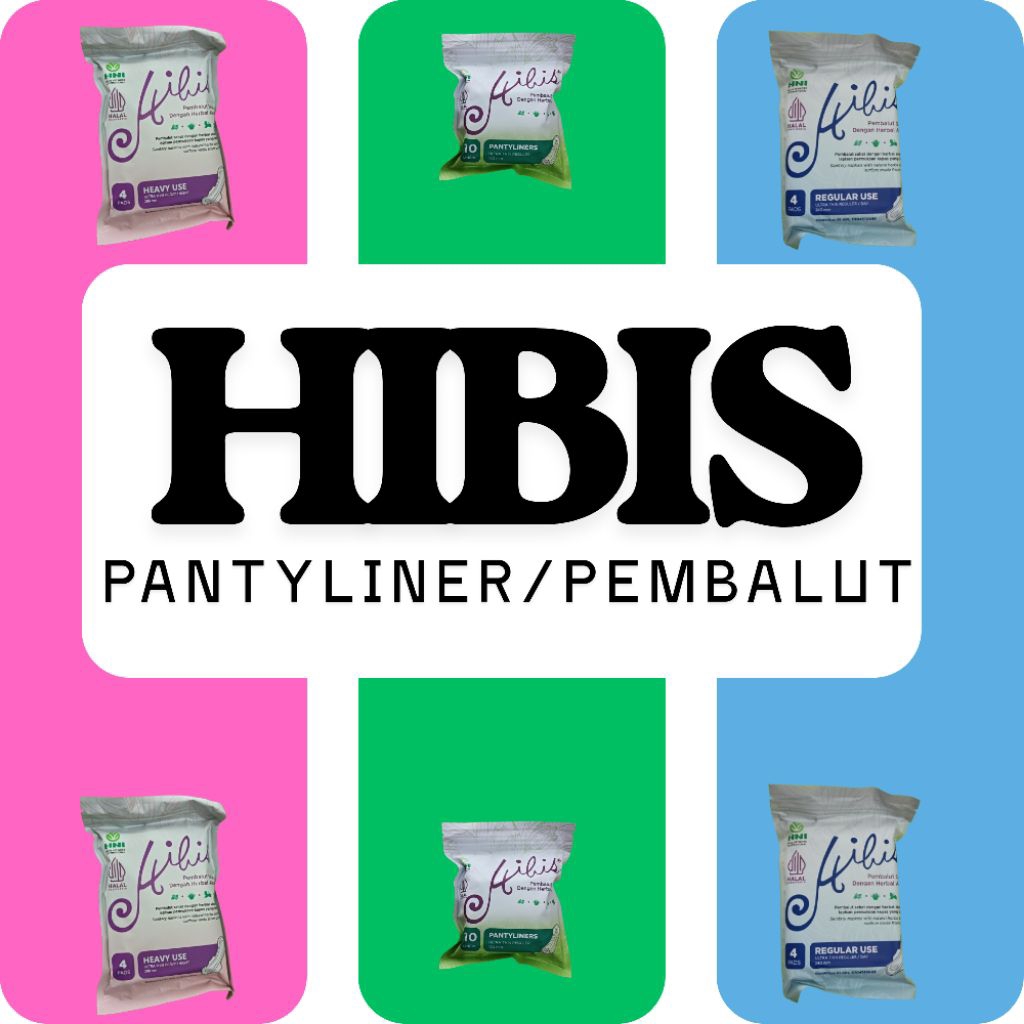 PEMBALUT HIBIS PANTYLINER HIBIS HNI HPAI pembalut herbal hpai