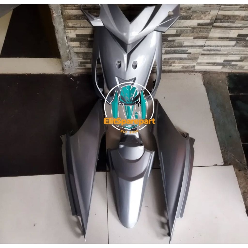 Full Body Alus Beat Karbu warna silver original