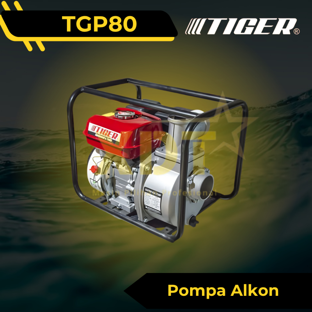 Tiger TGP80 Mesin Pompa Air Irigasi Water Pump Alkon 3 inch Pompa Air TIGER TGP 80