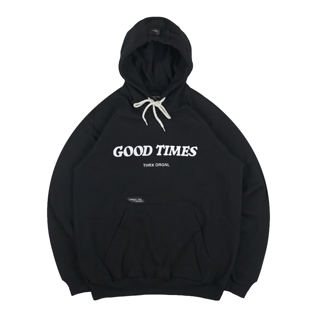 Throoxoriginal Jaket Hitam Goodtime Black || Hoodie Throox