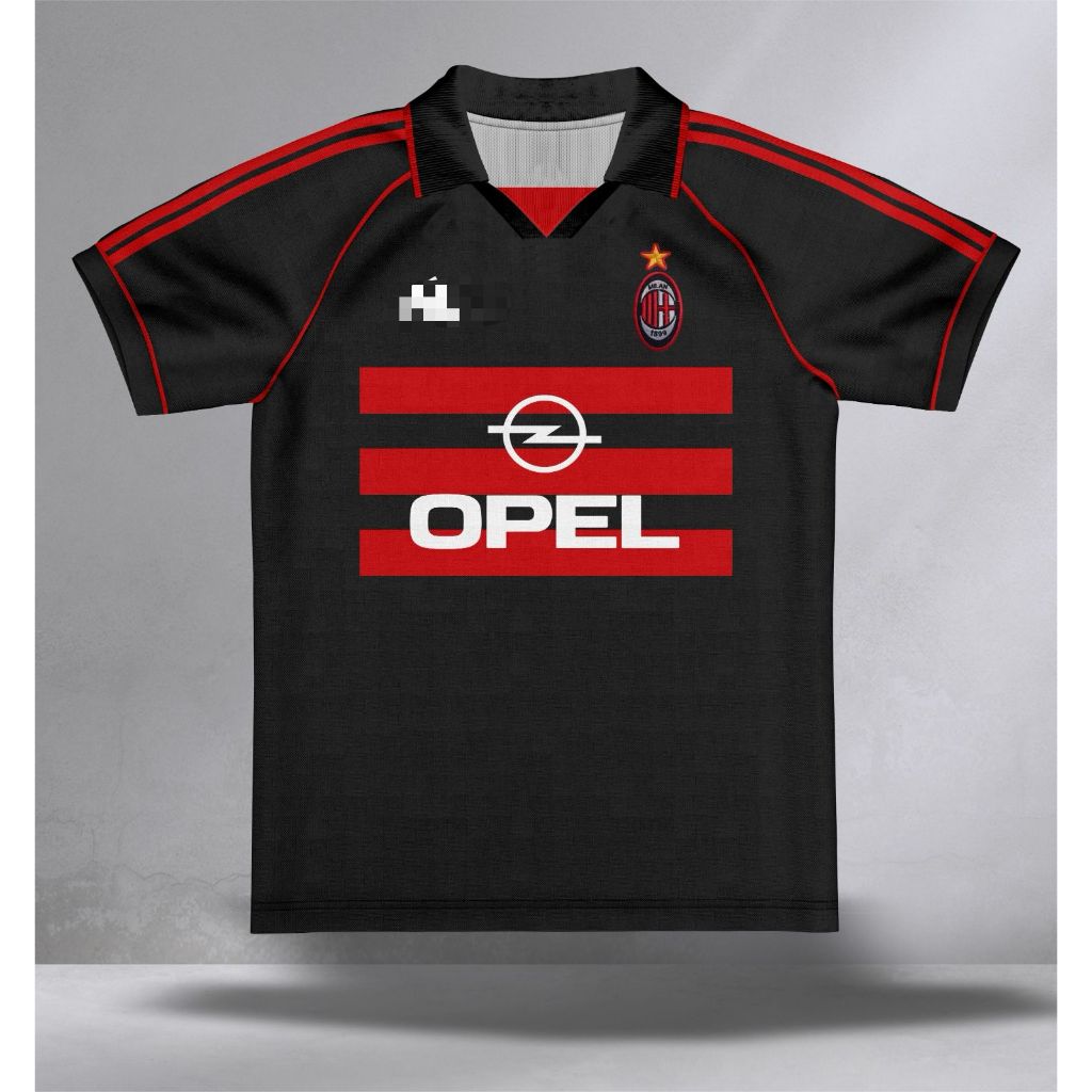 JERSEY FANTASY//BAJU BOLA RETRO// JERSEY CASUAL//MILANO 98 JERSEY RETRO//FULLPRINTING | JERSEY RETRO