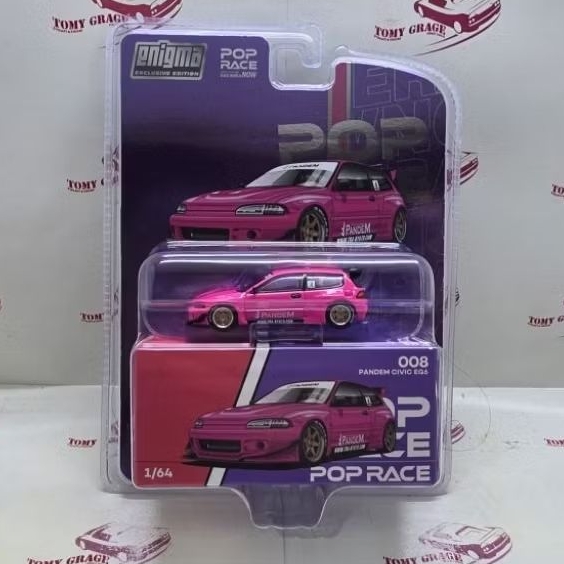 Pop Race Pandem Honda Civic EG6 Pink Blister