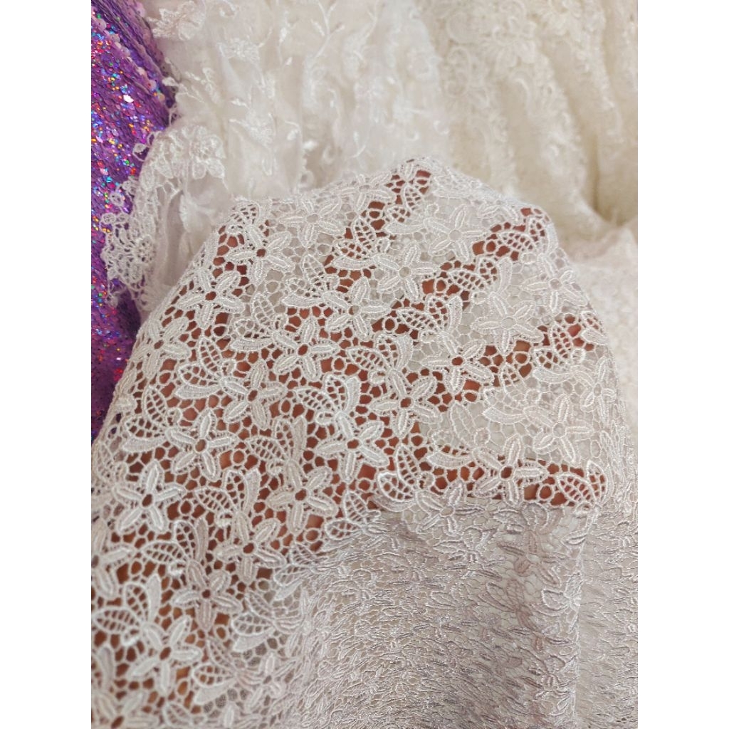 kain brokat prada premium  - kain brokat prada mewah  - kain brokat prada original ( BW ) ic